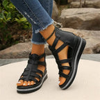 Tina | Sandales Plateforme Femme Détails Strass