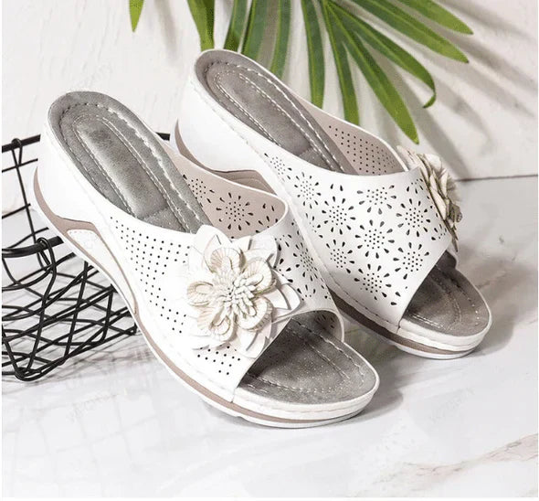 Gavrielle | Sandales Femme Cuir Souple Bout Fermé