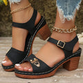 Odelia | Sandales Femme à Talon Confortables